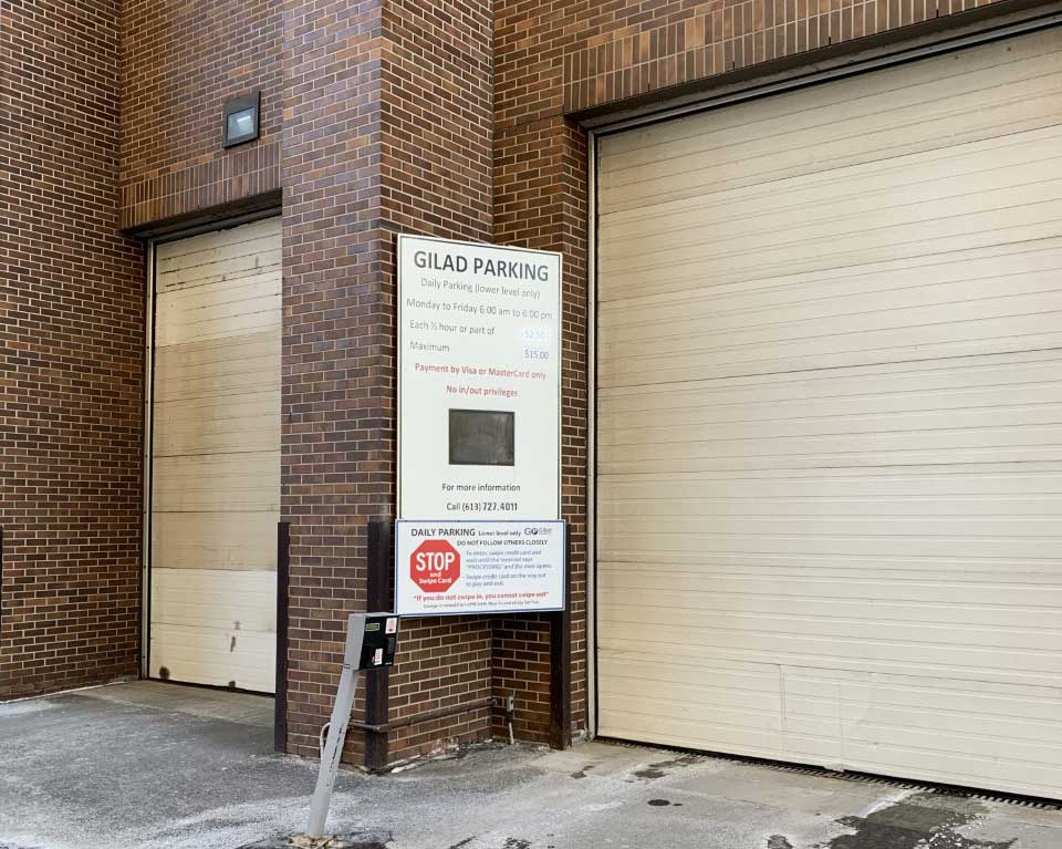 Parking Entrance off Nepean Street cropped Parking Entrance off Nepean Street cropped