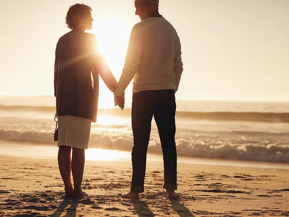 A couple, who will soon be living off their investment income, are well-placed to enjoy retirement "on their terms." Photo by Getty Images/iStockphoto